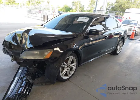 2013 Volkswagen Passat 2.0L Tdi Sel Premium from USA, damaged, VIN 1VWCN7A36DC124338